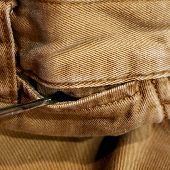 EDDIE BAUER High-Waisted VTG Jeans Relaxed Fit - Lt Nut Brown - Size 16 - EVC - Picture 6 of 10